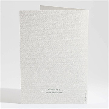 Livret de messe mariage romance - Dos du livret