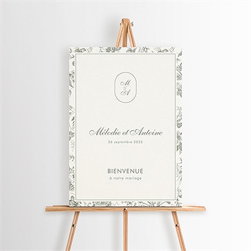 Panneau bienvenue romance