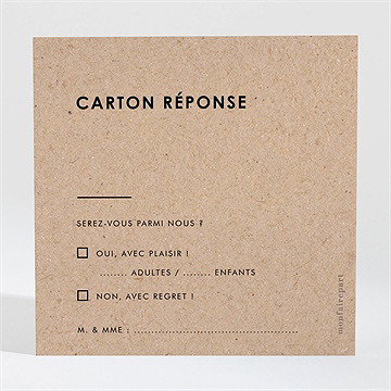 Carton réponse mariage se rejoindre