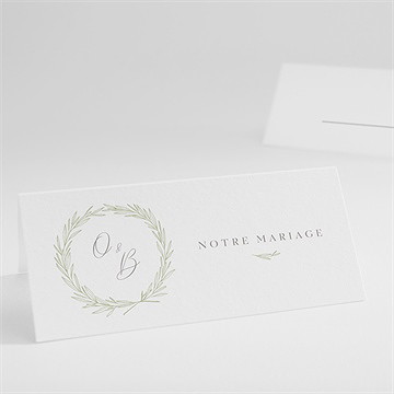 Marque-place mariage tendre elegance