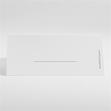 Marque-place mariage tendre elegance - Dos du marque-place