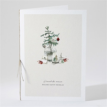 Livret de messe mariage en hiver