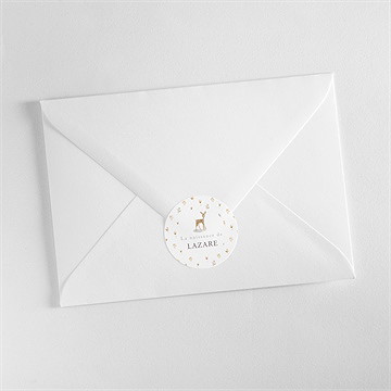 Sticker naissance biche - Mise en situation