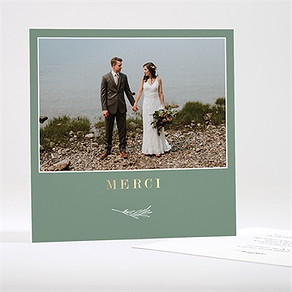 Remerciement mariage tout pour toi dorure
