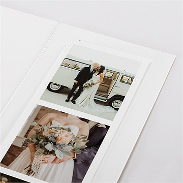 Remerciement mariage tendre murmure photomaton - Détail du faire-part