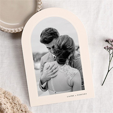 Remerciement mariage volupté arche