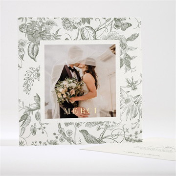 Carte dorure - carré