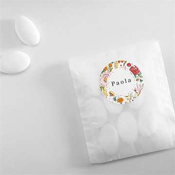 Sticker naissance coloré - Mise en situation