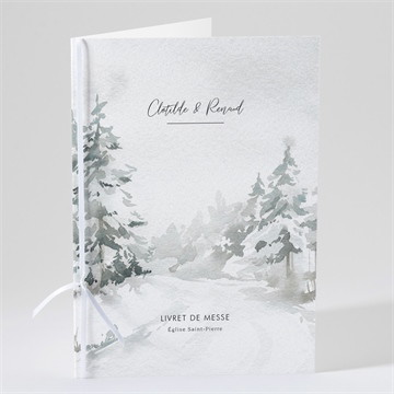 Livret de messe mariage montagnes