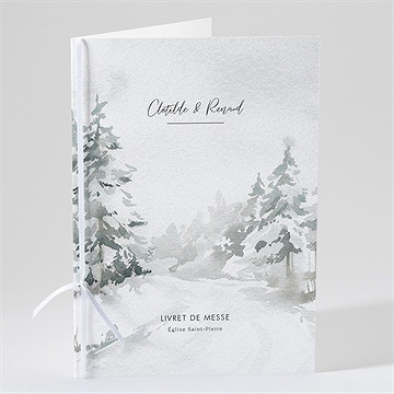 Livret de messe mariage montagnes