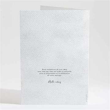 Livret de messe mariage montagnes - Dos du livret