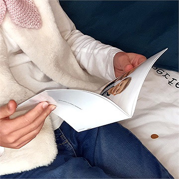 Mini album photo moments de bonheur - Intérieur du mini album