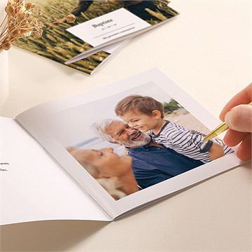 Mini album photo moments de bonheur - Détail du mini album