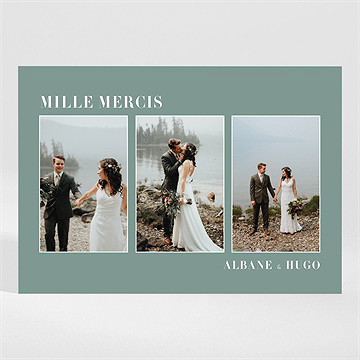 Remerciement mariage annonce magnet