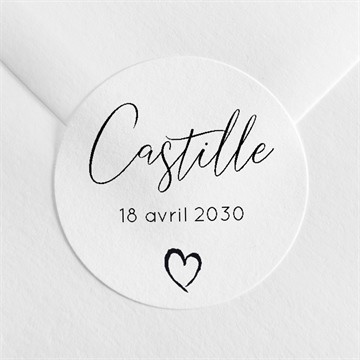 Sticker naissance mon pele mele photo