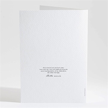 Livret de messe mariage pastel - Dos du livret