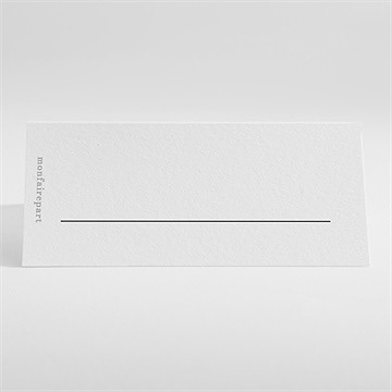 Marque-place mariage pastel - Dos du marque-place