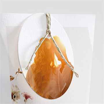 Boîte de dragées mariage en automne étui - Détail de la boîte