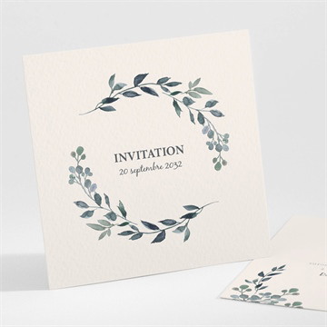 Carton d'invitation mariage bel eclat
