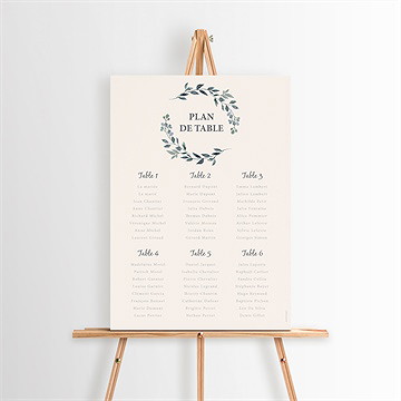 Plan de table mariage bel eclat