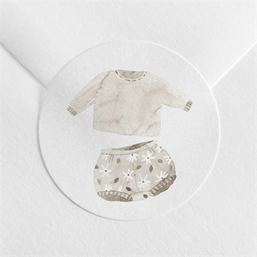 Sticker naissance bébé garçon