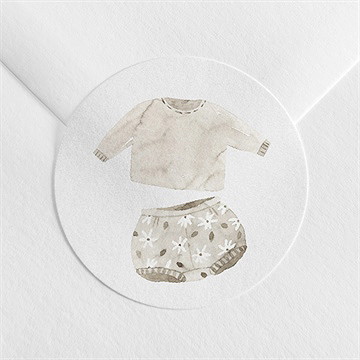 Sticker naissance bébé garçon