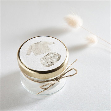 Sticker naissance bébé garçon - Mise en situation