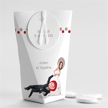 Boîte de dragées mariage humour original étui