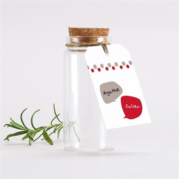 Mignonette mariage humour original étiquette