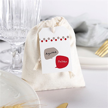 Pochon mariage  humour original - Mise en situation