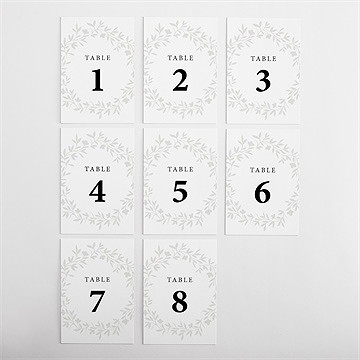 Numéro de table mariage sublime - Vue d'ensemble