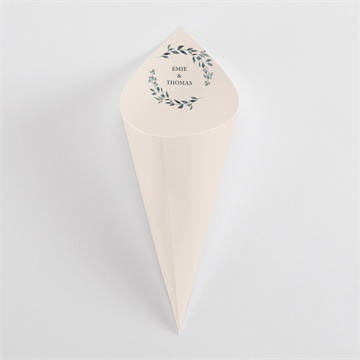 Cornet confettis mariage bel eclat