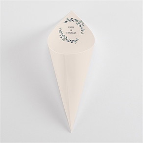 Cornet confettis mariage bel eclat