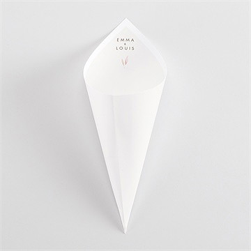 Cornet confettis mariage notre lien