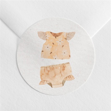 Sticker naissance bébé fille