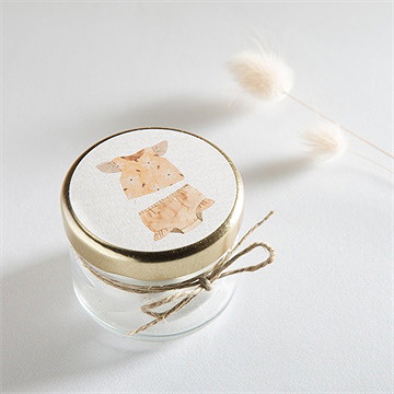 Sticker naissance bébé fille - Mise en situation