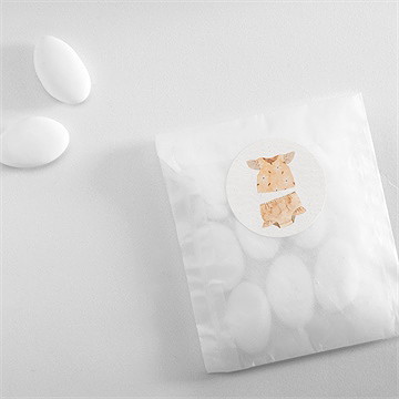 Sticker naissance bébé fille - Mise en situation