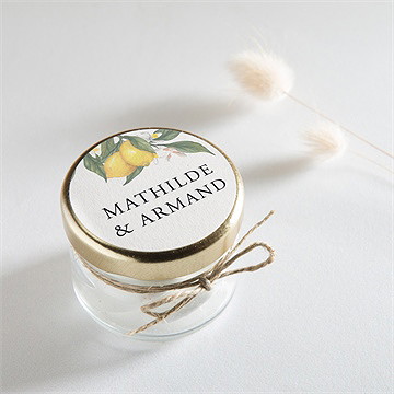 Sticker mariage citron - Mise en situation