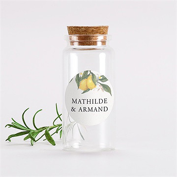 Mignonette mariage citron sticker