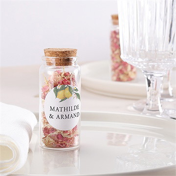 Mignonette mariage citron sticker - Mise en situation