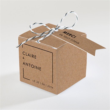 Boîte de dragées mariage se rejoindre