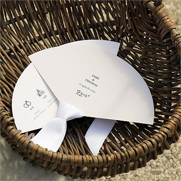 Eventail mariage bel eclat programme - Mise en situation