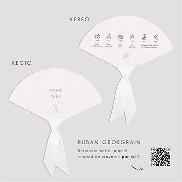 Eventail mariage bel eclat programme - Mode d'emploi