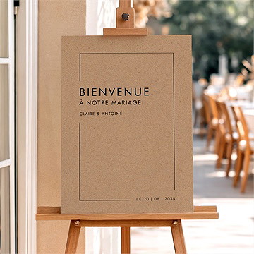 Panneau bienvenue se rejoindre