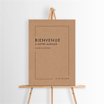 Panneau bienvenue se rejoindre - Mise en situation