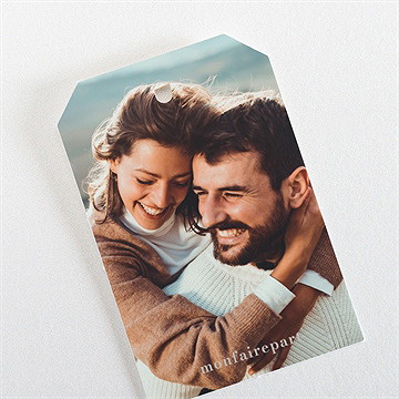 Etiquette mariage se rejoindre - Dos de l'étiquette