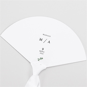 Eventail mariage l'ombre de l'olivier programme