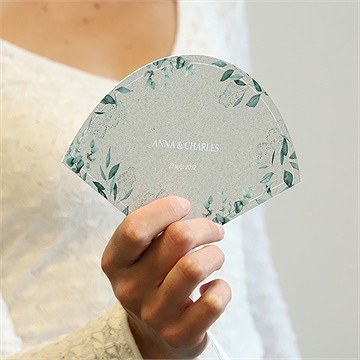 Eventail mariage intimité programme - Mise en situation