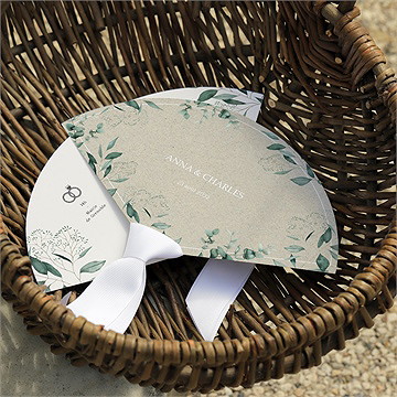 Eventail mariage intimité programme - Mise en situation