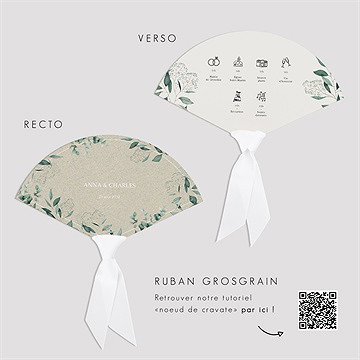 Eventail mariage intimité programme - Mode d'emploi